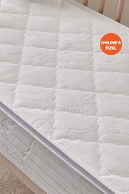 Resim Yataş Mini Milky Comfy Yıkanabilir Pedli Dht Yaylı Bebek Yatağı, 70x140 cm 