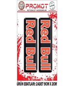 Resim Redbull Tasarımlı Ön Maşa 3d Kabartmalı 2'li Damla Sticker 1 
