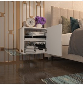 Resim Kenzlife komodin susanin byz 39*39*20 banyo ecza mutfak dolabı(m)kapaklı arkalıksız 