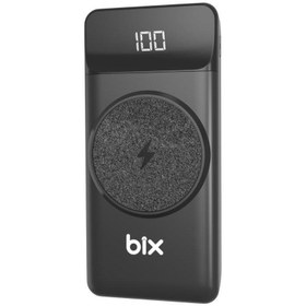 Resim Bix PB102 10000 mAh Usb PD QC 4.0 Siyah Powerbank 