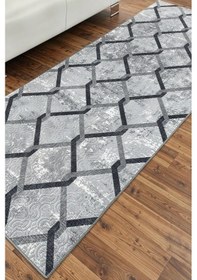 Resim Lüle Halı Kaymaz Taban Yıkanabilir Yolluk Halı Lhsmrt602siy 