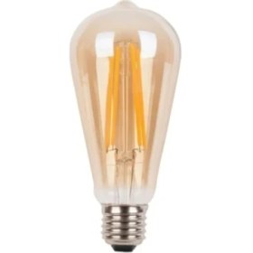 Resim Edison 64 Flamanlı Rustik LED Ampul 6 Watt Armut Model Rustik Ampul 