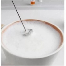 Resim Kapamarka Pilli Süt Ve Kahve Köpürtücü Çırpıcı -486 