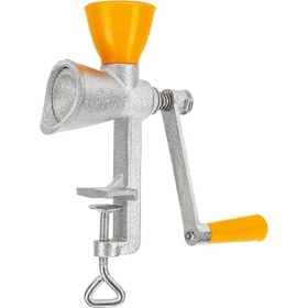 Resim Shuai Yan Dökme Demir El Öğütücü Manuel Haşhaş Tohumu Değirmeni Baharat Öğütücü Plastik Hazneli Küçük Tahıl Değirmeni 