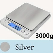 Resim Taşınabilir Dijital Mutfak Tartısı - Hassasiyet 0.0oz Ölçüm, Yemek Pişirme, Fırın Yapma ve Diyet İçin Uygun, Yüksek Hassasiyet Sensörü, Her Portyona Kontrol Yapabilir, Paslanmaz Çelik Malzeme, Hafif Tasarım, Gümüş (Pil Dahil Değil) 