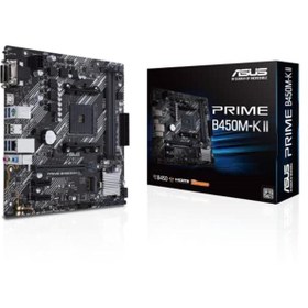 Resim ASUS Prime B450m-k Iı Amd B450 Am4 Ddr4 4400 Hdmı Dvı Vga M2 Usb3.2 Matx Bios Flashback 