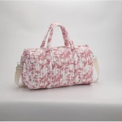 Resim Fochsia Büyük Kapasiteli Ayı İşlemeli Polyester Çanta Yenidoğan Beşiz İçin Pembe Yeni Tasarım Büyük Klasik Pembe Boston Büyük Boy 