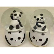 Resim Siyah-beyaz Panda Kar Küresi Büyük Boy 02-10mm 5yards 