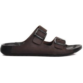 Resim Bento 66001 Erkek Çift Toka İnce Taban Comfort Terlik 001 