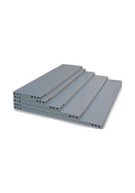 Resim 4 Adet Galvaniz Çelik Raf Tablası - Depo, Arşiv, Kiler, Dosya, Market Rafı 31x75 Cm-0.70 Mm 