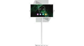 Resim Leaderhub LS32 32 Inc 1920X1080 4G+128G Taşinabilir Dokunmatik Android Monitor Beyaz 