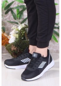 Resim M.p Gemma Rahat Hafif Ürün Kadın Spor Ayakkabı Siyah - Beyaz 