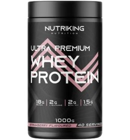 Resim Whey Protein Tozu 1000g 40 Servis Çilek Aramalı Karışık 