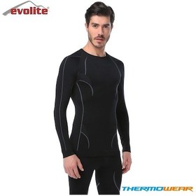 Resim Evolite Thermowear Bay Termal Üst İçlik (530028217) Siyah 