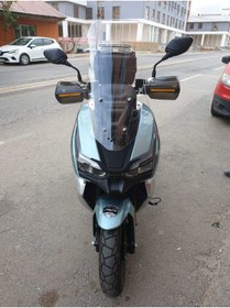 Resim MOTOCAM RKS Freccia 150 Siperlik Ön Cam 2022-2025 Model 75cm Şeffaf Renkli 4mm UZUN CAM 