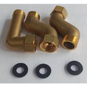 Resim Stecell Fotoselli - Sensörlü Sıva Altı Pisuvar Musluk Bağlantı Dirseği Sarı 