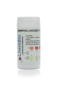 Resim ChemBio Havuz Ph Sertlik Klor Alkalinite Test Kiti 50 adet 