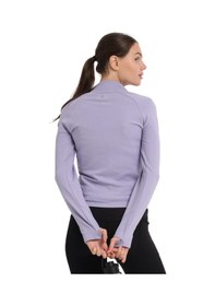 Resim Sportive Dewey Half-zip Kadın Mor Koşu T-shirt 25kk1033-lıl 1776388 Mor 