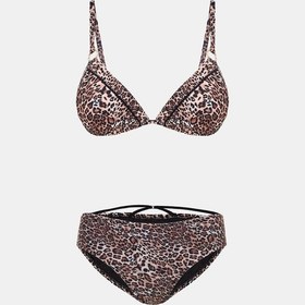 Resim Amarelle Capetown Leopar Desenli Çıkarilabilir Kap Biyeli Bikini Takım Leopar 