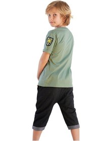 Resim Mshb&g Denokids Mshb & G Player 8 Erkek Çocuk T-shirt Kapri Şort Takım Çok Renkli 