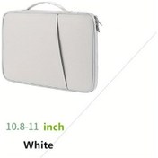 Resim Techbloom Evrensel Tablet Laptop Kılıfı White 10.9 11 Inç Dayanıklı Taşıma Çantası Cep 10.8 11 12.9 13 Inç Cihazlar İçin Arka Kapak 