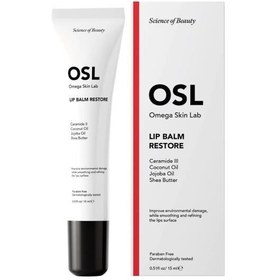 Resim Osl Omega Skin Lab Lip Balm Restore 15 ml 