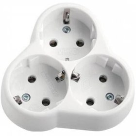 Resim ELBİ DELTA GOLYAD 3'LÜ TOPRAKLI GRUP PRİZ 