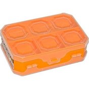 Resim Super Bag 8 Alfa Çift Yönlü Sarı Organizer Balıkçı Malzeme Kutusu 