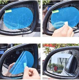 Resim Luti Concept Oto Dış Ayna Yağmur Kaydırıcı Araba Yan Cam Dikiz Aynası Filmi Buğu Önleyici Su Tutmaz Film 2 Adet 