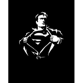Resim Superman Man Büyük Sırt Patch Yama 