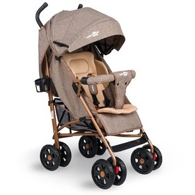 Resim Comfymax Tam Yatar Baston Bebek Arabası – Wood Brown 