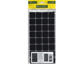 Resim Similar Pacific 6025 Bl Yapışkanlı Keçe 25 mm x 25 mm Siyah 