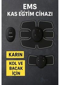 Resim Titreşimli Ems Spor Aleti Karın Kol Ve Bacak Kas Yapma Cihazı 2025 Model Çok Renkli 