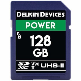 Resim Delkin Devices 128GB Power SDXC UHS-II 2000X (V90) Hafıza Kartı 