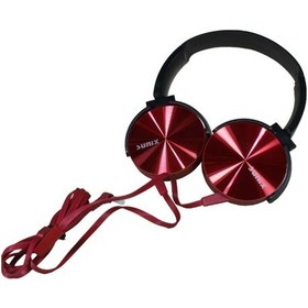 Resim Sunix SX-51 Extra Bass Katlanabilir Mikrofonlu Kulak Üstü Kulaklık 