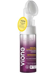 Resim Vione Arındırıcı &amp Canlandırıcı Yüz Temizleme Köpüğü Fırçalı 