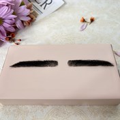 Resim Şık Siyah 3D Kaş Uzantıları, Su Geçirmez ve Dayanıklı, Yeniden Kullanılabilir Protein Filamentleri, Doğal Cilt Uyumlu, Tüm Cilt Tipleri İçin Mükemmel, Mardi Gras, Cadılar Bayramı, Noel İçin İdeal 