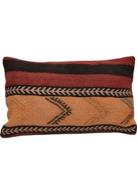 Resim Zehra Abla Halı Yeni El Dokuma Dekoratif Lumbar Kilim Kırlent Yastık Kılıfı 6109 