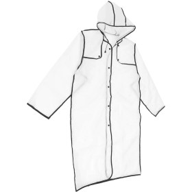 Resim Hafif Yağmurluk Moda Kapüşonlu Yağmurluk Siyah Yağmurluk Açık Hava Aktiviteleri İçin 1 Paket Çok Renkli 
