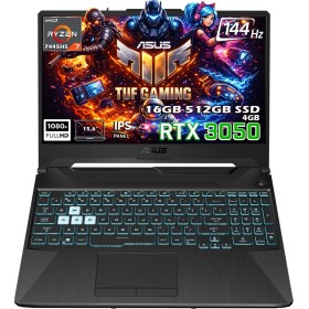 Resim ASUS TUF Gaming A15 FA506NCG-HN206-GAMING AMD Ryzen 7 7445HS 16GB 512GB SSD RTX 3050 4GB 15.6" FHD 144Hz IPS Panel Freedos Taşınabilir Bilgisayar 