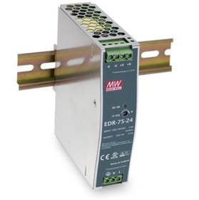 Resim Meanwell Edr-75-24 75W 24V 3.2A 32X125X102MM Ray Montaj 