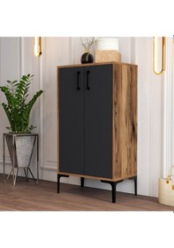 Resim Variant Prag Ayakkabılık - Ceviz / Antrasit 