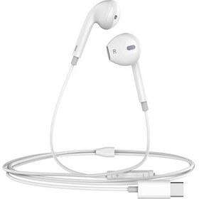 Resim Nothing Phone 4a Pro Uyumlu Tak Çalıştır Stero Type-c Girişli Beyaz Renk Kablolu Kulaklık Mbl-293 Type-C Kablolu Kulaklık 
