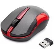 Resim Hadron HDX3407 1600DPI 2.4GHz USB Kablosuz Mouse - Kırmızı-Siyah 