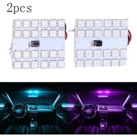 Resim Techmaster Araç Içi Sofit T10 LED Rgb 48 LED Kumandalı Tüm Araçlara Uyumlu 