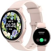 Resim OYV Kadın Erkek için Akıllı Saat Cevap/Arama Yap/Hızlı Metin Cevap/AI Ses, iPhone Samsung Android Telefonlar için Smartwatch Uyumlu Fitness Tracker Kan Oksijen Nabız Uyku Monitörü Daire IP68 