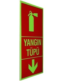 Resim İzmir Fırça Metal Levha Yangın Tüpü 25,5 36cm 