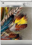 Resim Makinesi Sticker Kaplama Beyaz Eşya Kaplama Modern Tüy 