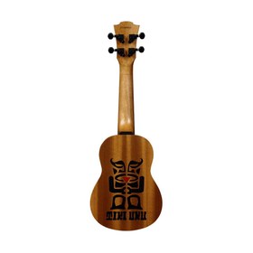 Resim LAG GLU TKU10S Tiki Soprano Natural Ukulele 