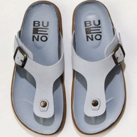 Resim Bueno Shoes Mavi Nubuk Kadın Parmak Arası Terlik 01ws11002 